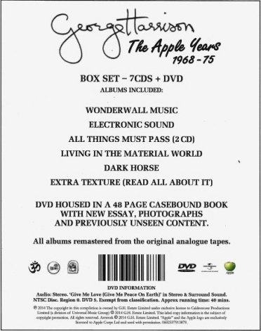 The Apple years 1968-75 - Side of Box