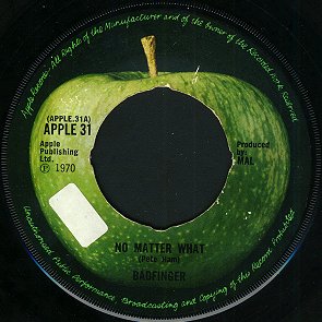 No Matter What - A-side Label