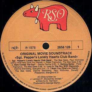 Sgt. Peppers - Example Record Label