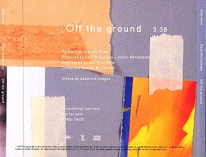 Off The Ground - Front Cover