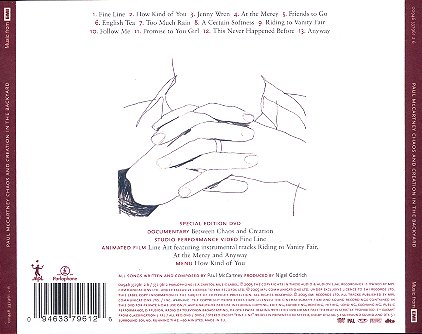 Chaos And Creation In The Backyard - CD Back