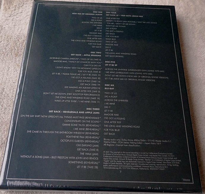 Let It Be 50th Anniversary Edition - Rear