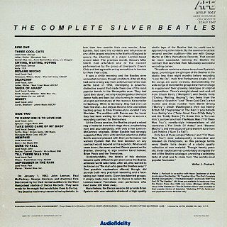 Silver Beatles - Rear Cover