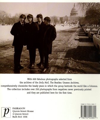 Beatles Unseen Archives - Rear Cover