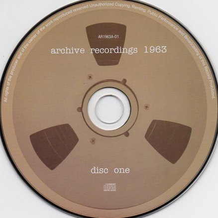 Archive Recordings 1963 - The CD