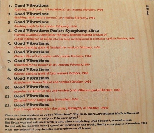 The Making of Good Vibrations - Rear Cover