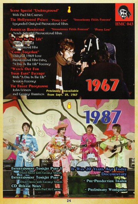 Sgt. Pepper Commemorative Issue (DVD) - Rear Cover