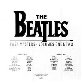 Past Masters - LP Rear Cover