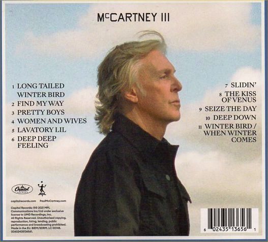 McCartney III - CD Rear Cover