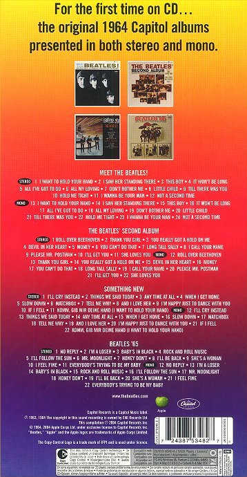 The Capitol Albums - Volume 1 - Box Rear
