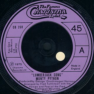 Lumberjack Song - Record Label