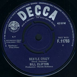 Beatle Crazy - A-side Label