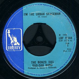 Urban Spaceman - A-side Label