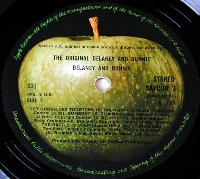 Delaney And Bonnie - A-Side Label