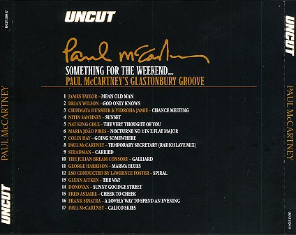 Something For The Weekend - CD back