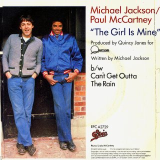 The Girl Is Mine - Rear Cover
