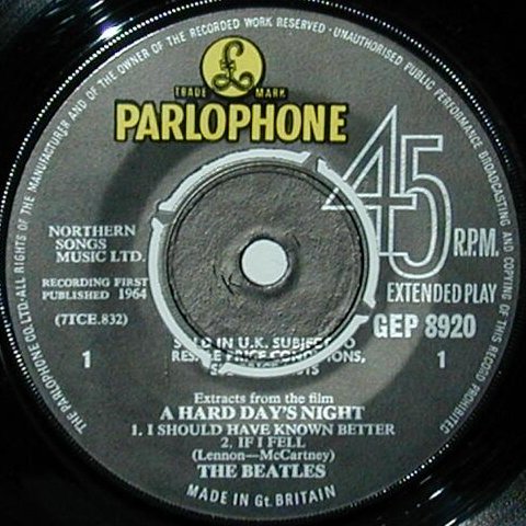 A Hard Day's Night - Front Cover