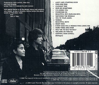 Double Fantasy - CD Cover