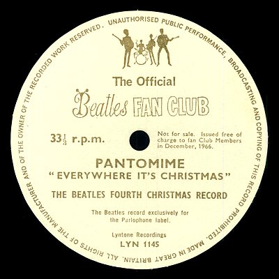 Everywhere It's Christmas - Label