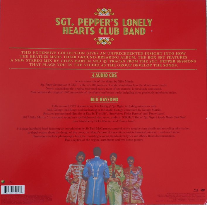 Sgt. Peppers Lonely Hearts Club Band - Boxset back