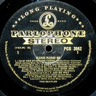 Please Please Me - A-side First Pressing (Stereo)