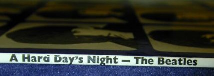 A Hard Day's Night - LP back