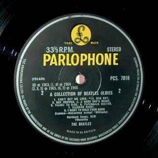Example label - B-side Second Pressing (Stereo)
