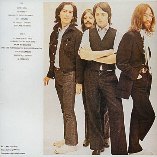 Abbey Road N.W.3 - LP back
