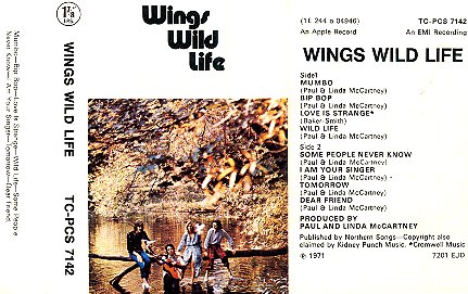 Wild Life - Cassette Cover
