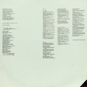 Mind Games - Front Inner Sleeve
