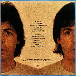 McCartney II - Rear Cover