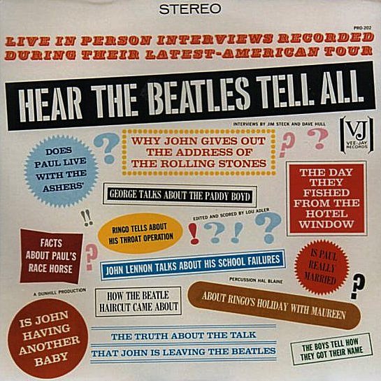 Hear The Beatles Tell All - Front cover