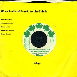 Give Ireland Back To The Irish - U.S. Single Front