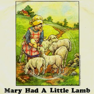 Mary Had A Little Lamb - Front Cover