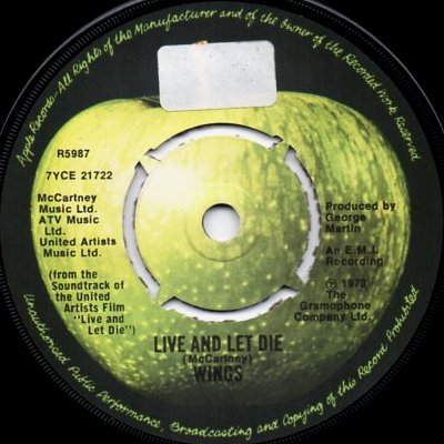 Live And Let Die - Label Detail