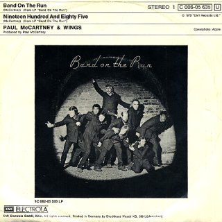 Band On The Run - Import Rear