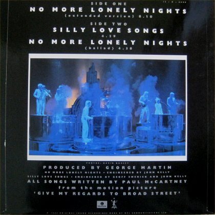 No More Lonely Nights - 12