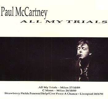 All My Trials - C.D. Front Cover