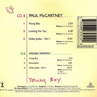 Young Boy - CD1 Rear