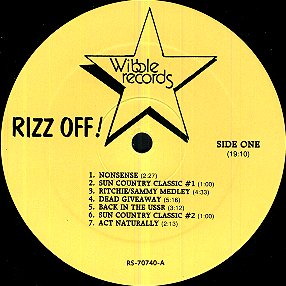 Rizz Off - Disc Label