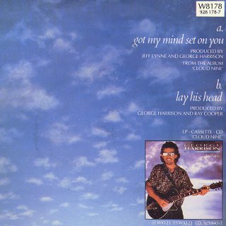 Got My Mind Set On You - Rear Cover