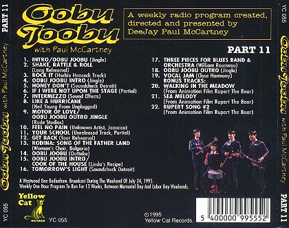 Oobu Joobu Part 11 - CD back